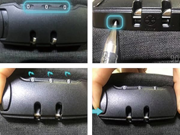 backpack with lock