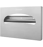 VANNSOO Toilet Seat Cover Dispenser Wall Mount, Commercial Stainless Steel Toilet Seat Cover Hold...