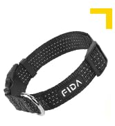 Fida Reflective Dog Collar, Nylon Dog Collars with Neon Colors for Small/Medium/Large Dogs, High ...