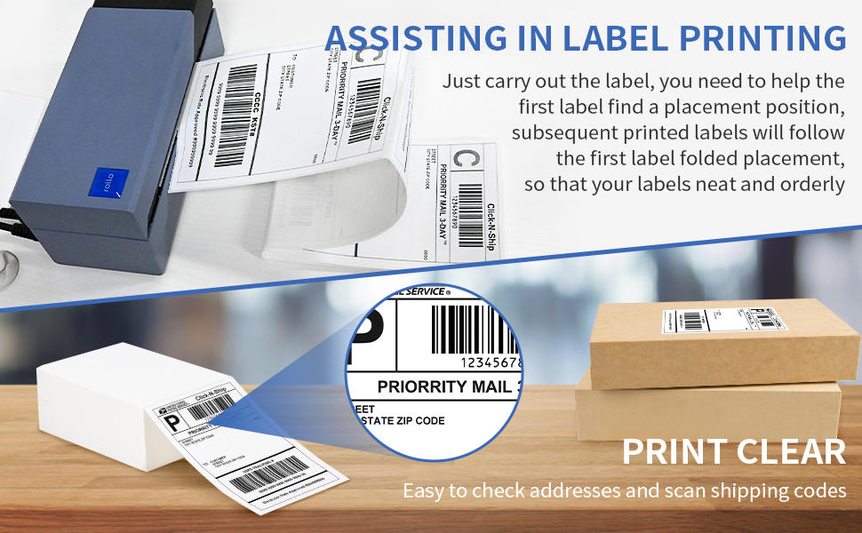 assisting in label print