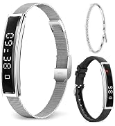 Fitoncloud Smartwatch for Women Men, Ultralight Smart Bracelet with Heart Rate/Blood Oxygen/Sleep...