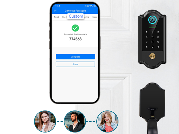 front door lock set keyless entry