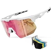 HAAYOT Polarized Sports Sunglasses for Men Women Youth Baseball Cycling Running Softball Biking G...