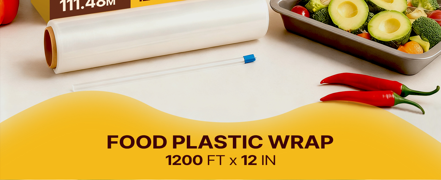 Plastic Wrap with Slide Cutter