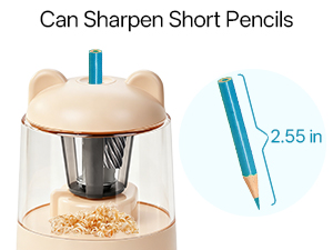 Can Sharpen Short Pencils
