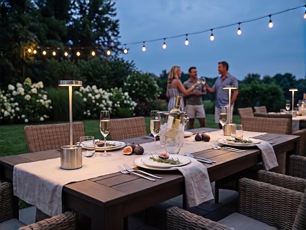 outdoor table lights for patio