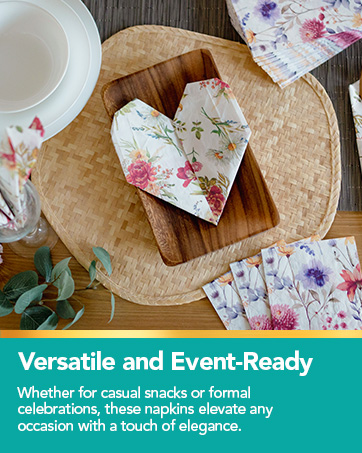 Table napkins and cocktail napkins