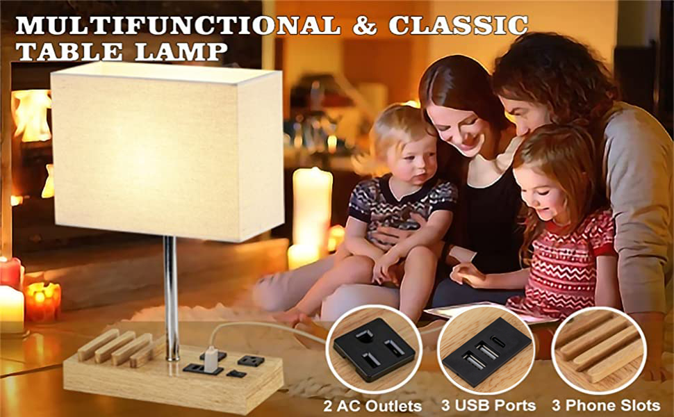 Desk lamp bedroom table lamp nightstand lamp bedside lamp