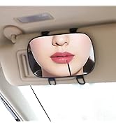 KEWAYO Car Visor Mirror - 6.7 Inch Auto Makeup Cosmetic Vanity Sun-Shading Mirror with Adjustable...