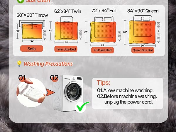 electric heated blanket