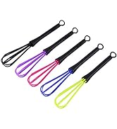 Whisk Set, 5 PCS Plastic Salon Barber Hairdressing Hair Color Dye Cream Whisk Kitchen Balloon Whi...