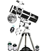 Telescope, Gskyer 130EQ Professional Astronomical Reflector Telescope, German Technology Scope, E...