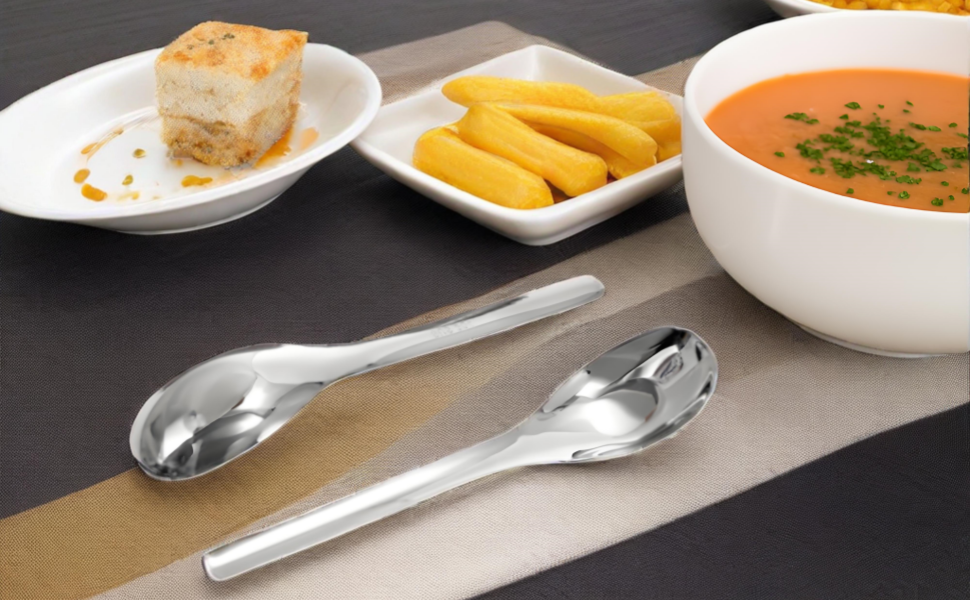 Stainless Steel Soup Spoons