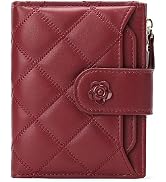 RNIEGA Small Wallets for Women Leather Bifold Wallet Women RFID Blocking Purse Credit Card Holder...