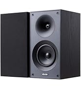VEVOR Passive Bookshelf Speaker, 300W, Book Shelf Stereo Speakers with 5.25-Inch Woofer and 1-Inc...