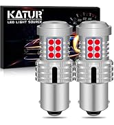 KATUR 1156 BA15S P21W 7506 LED Bulbs Super Bright 12pcs 3030 & 8pcs 3020 Chip Canbus Error Free R...