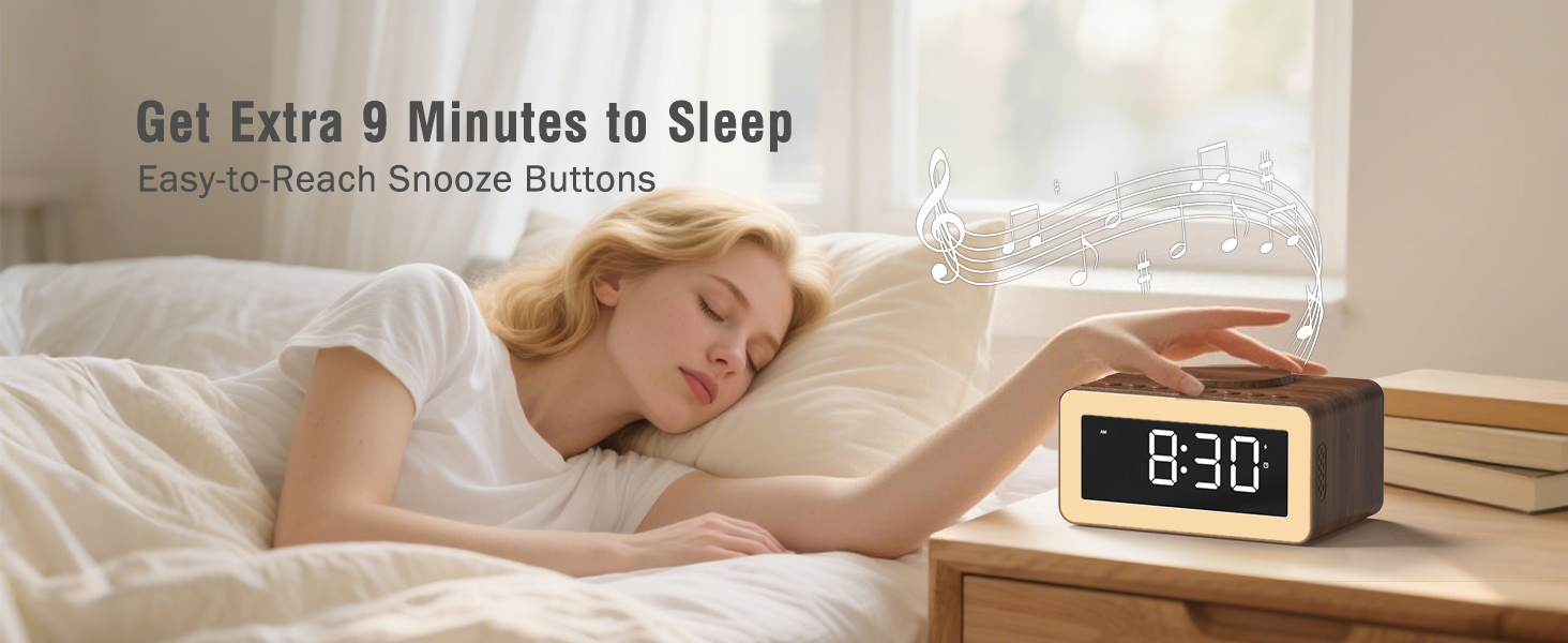 reloj despertador de mesa de noche