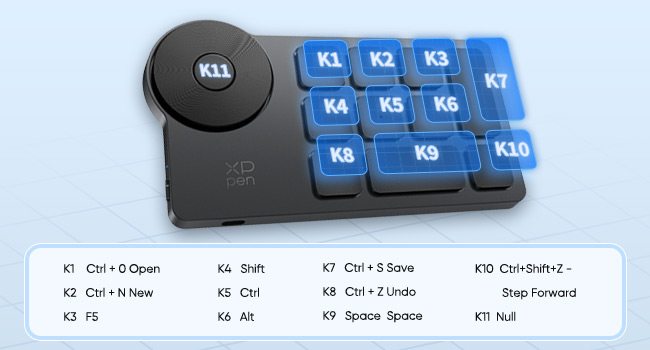 wireless shortcut keyboard