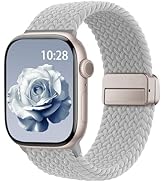 Braided Stretchy Band Compatible with Apple Watch Bands 38mm 40mm 41mm 42mm 44mm 45mm 46mm 49mm W...