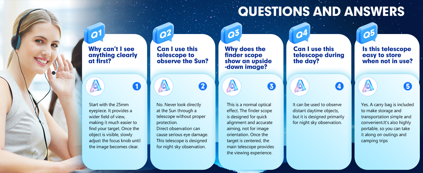 YENGUAN Telescope Q&A