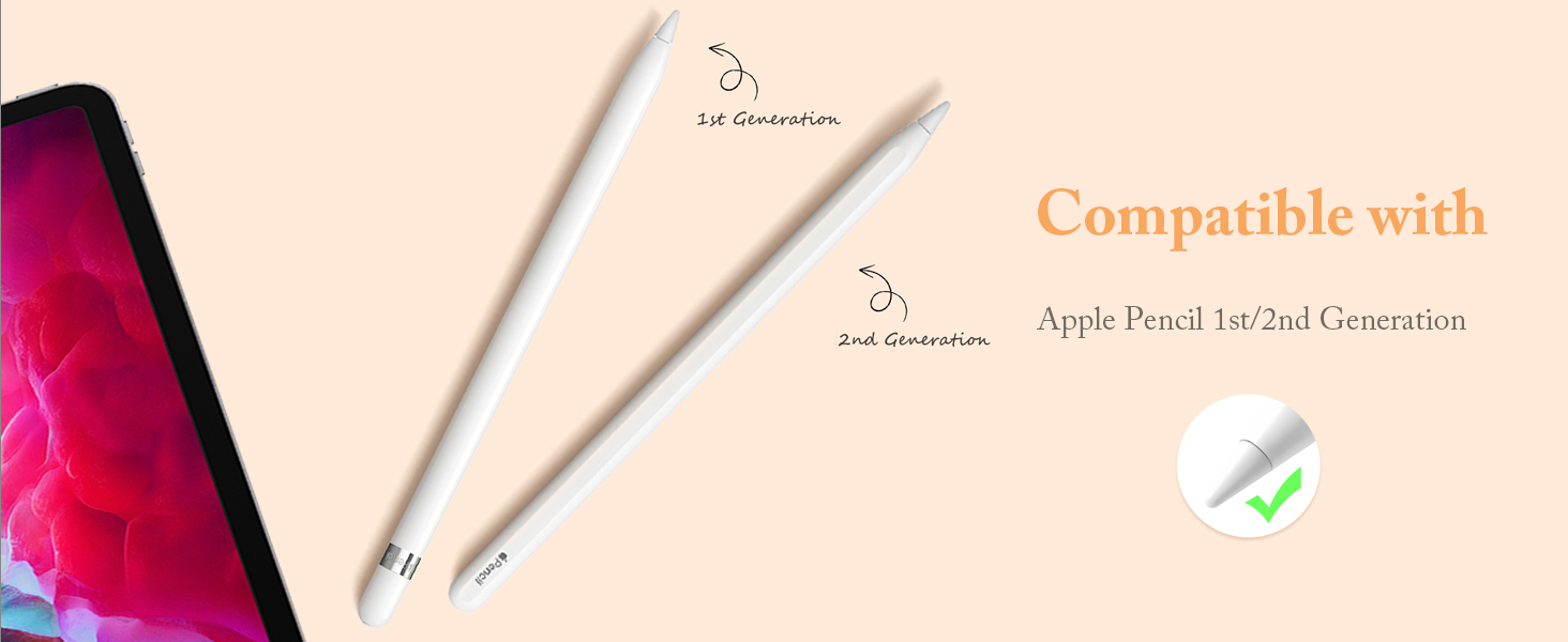 compatible with apple pencil 1st/2nd generation