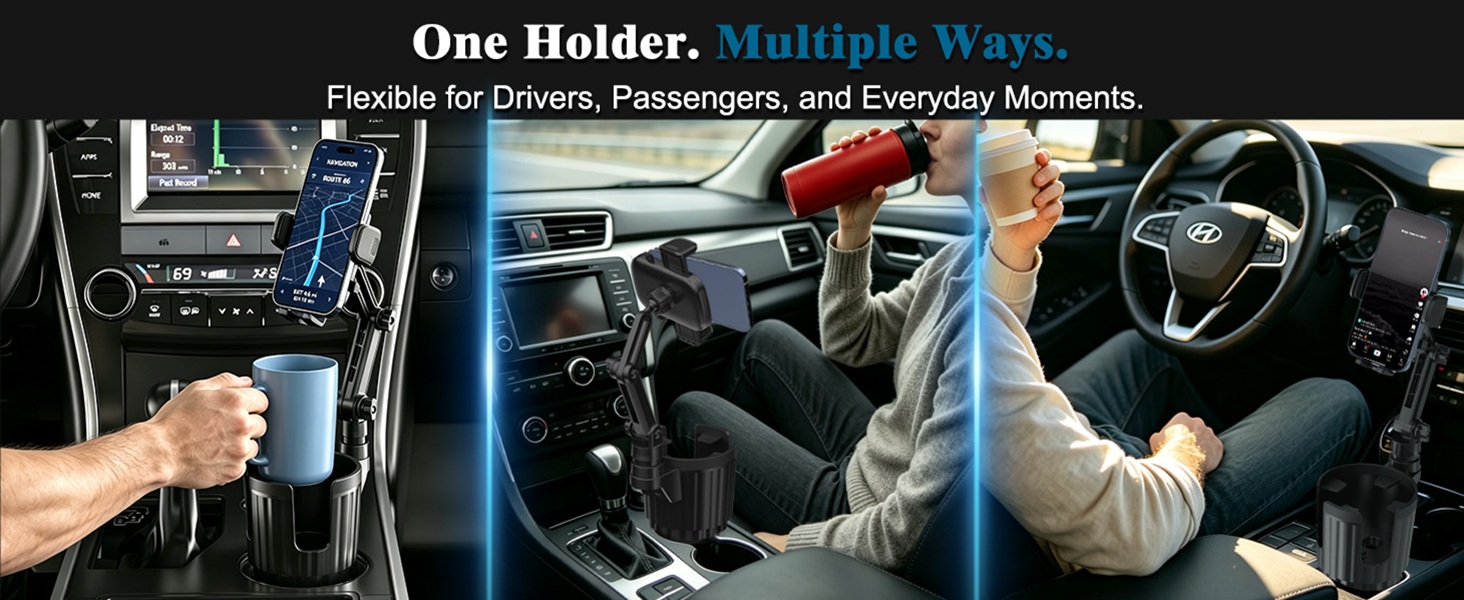 one holder, multiple ways