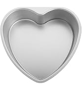 Kichvoe Heart Shaped Cake Pan Cake Mold 8Inch Aluminium Muffin Cheesecake Pan Bakeware Baking Mol...