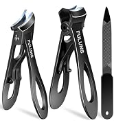 Toenail Clippers for Men Thick Nails,Slanted Curved Ingrown Nail Clippers for Seniors Heavy Duty ...