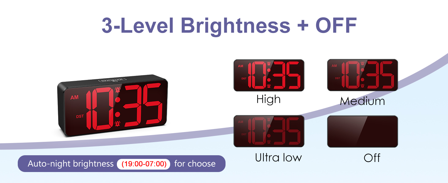 Battery Operated Digital Clock