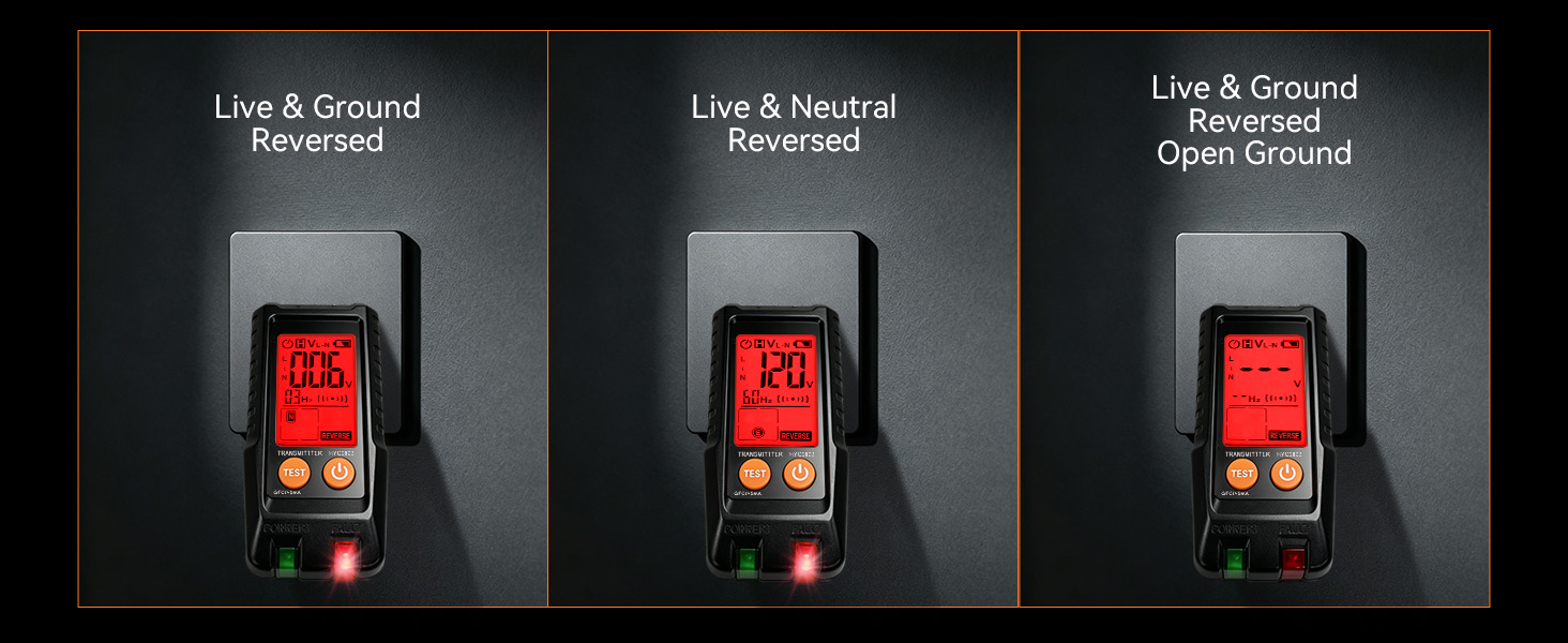 GFCI Outlet Tester with Circuit Breaker Finder