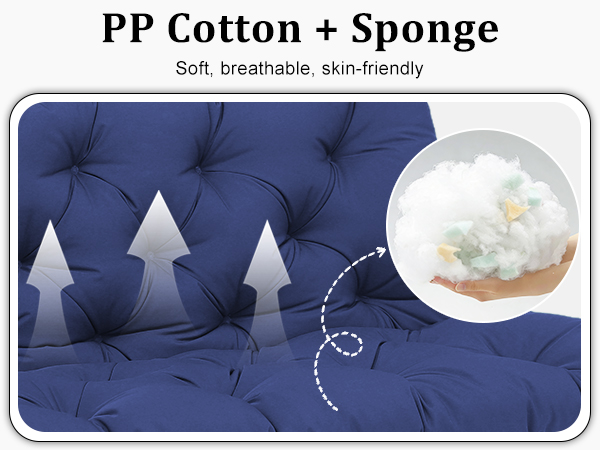 outdoor swing cushions 3 seater