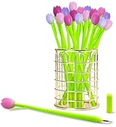 YINPIXUS 15 Cute Color Changing Flower Pens - Novelty Floral Pens for Women, School, Office, Part...