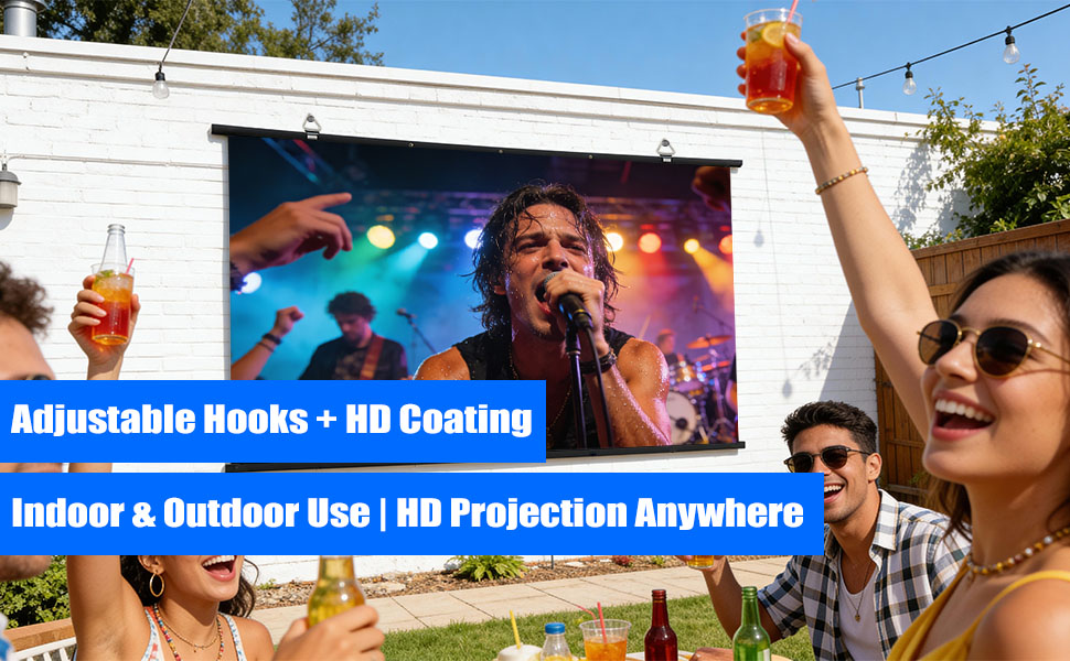projector screen outdoor