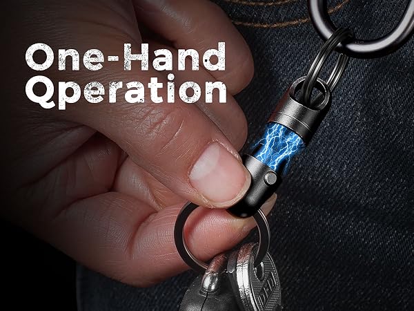 one-hand quick release connector