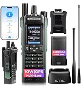 BAOFENG UV-32 10W Ham Radio Handheld, Long Range Two Way Radio Multi-Band with GPS, Chirp & Wirel...