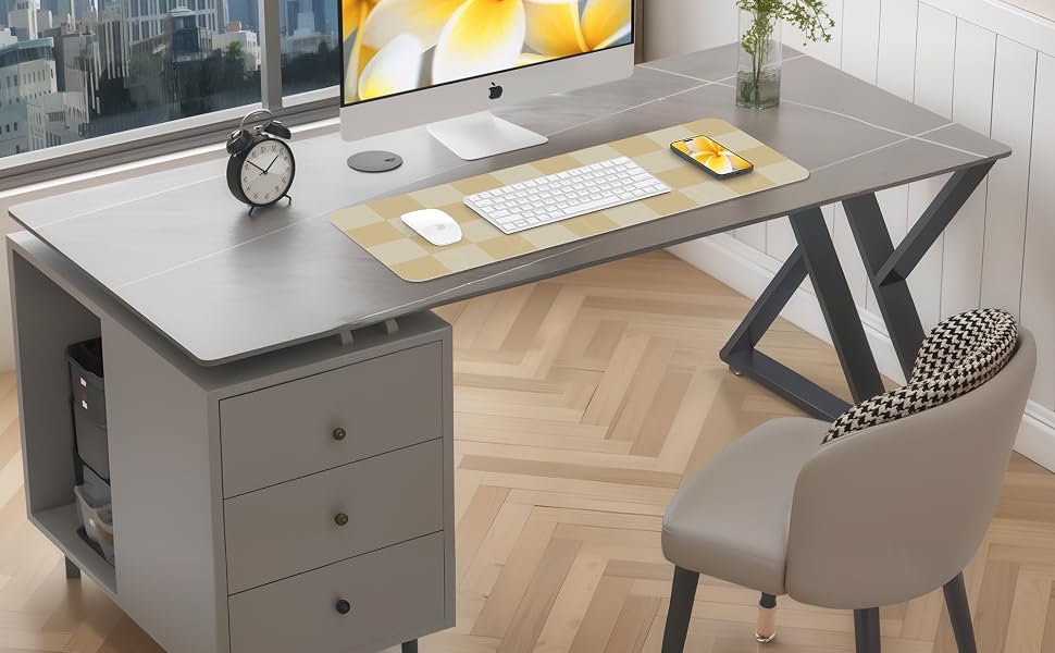 desk mat beige xl