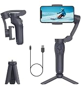 COMITOK L7C Pro, Gimbal stabilizer for iphone, Phone Stabilizer for Video Recording with Face/Obj...