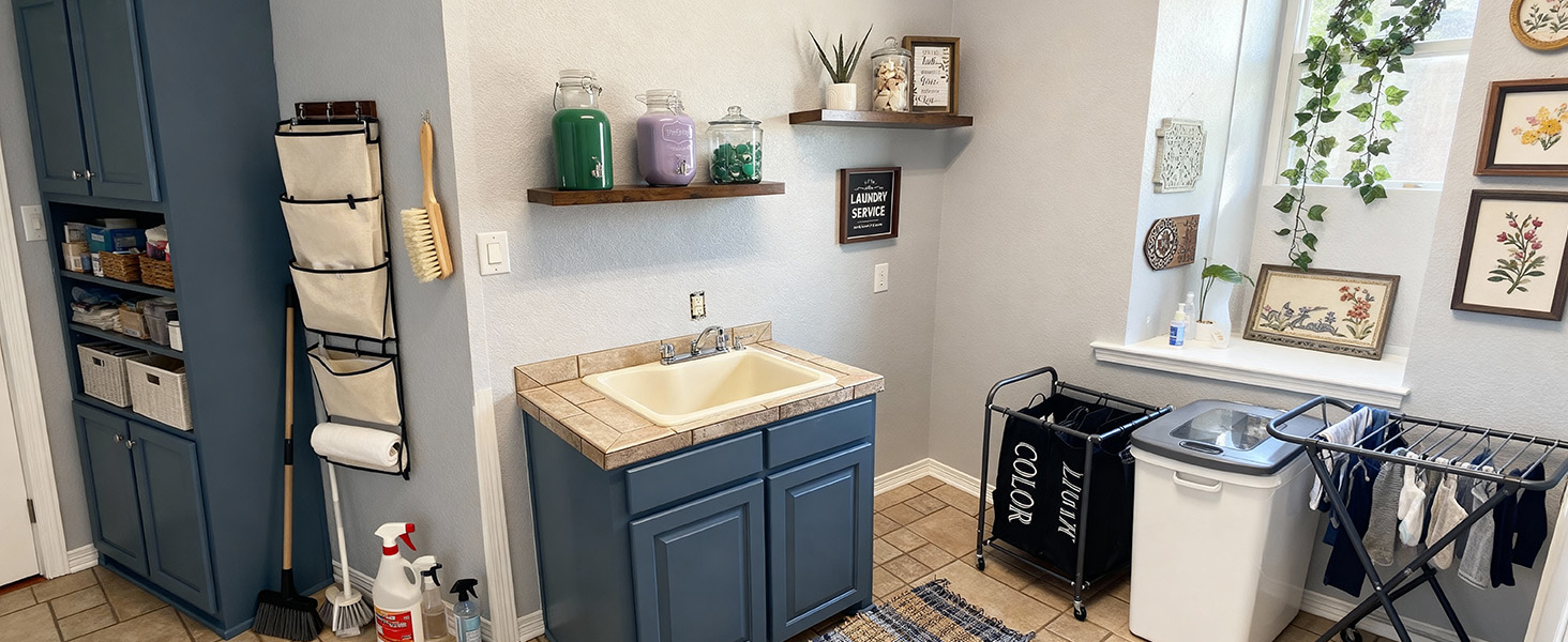 laundry shelves