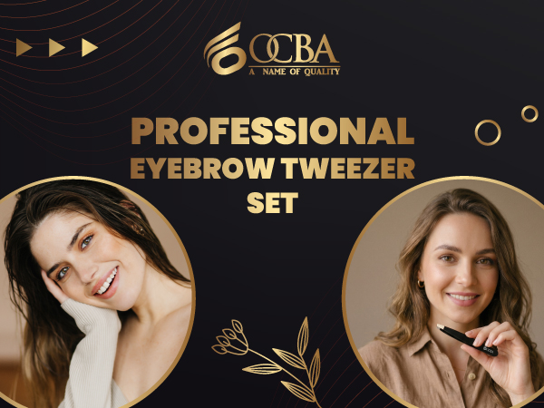 Professional Eyebrow Tweezer Set