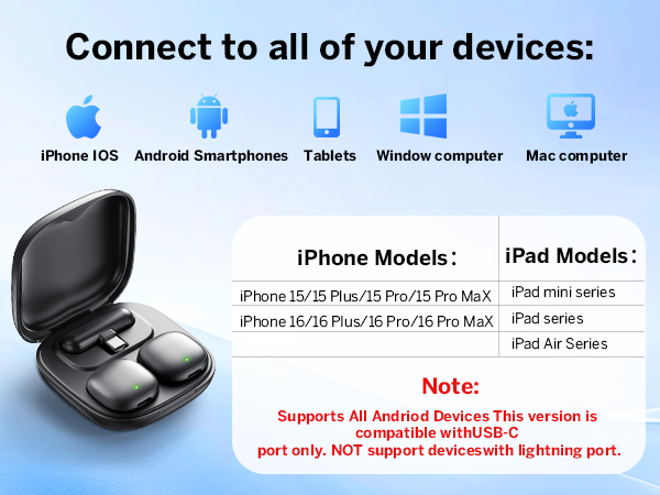 mini wireless microphone for iphone