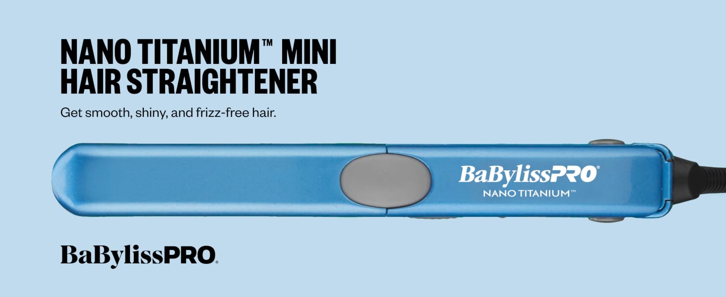 NANO TITANIUM mini hair straightener