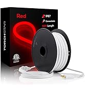 TORCHSTAR Premium 50ft LED Neon Rope Light, Valentine's Day Decoration, Outdoor IP67 Waterproof, ...