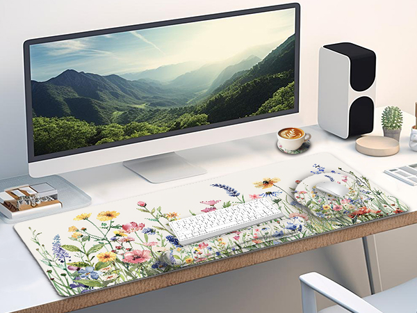 Cute Floral Home Office Desk Accessories