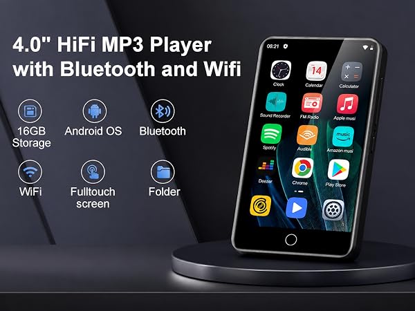 mp3 player spotify bluetooth