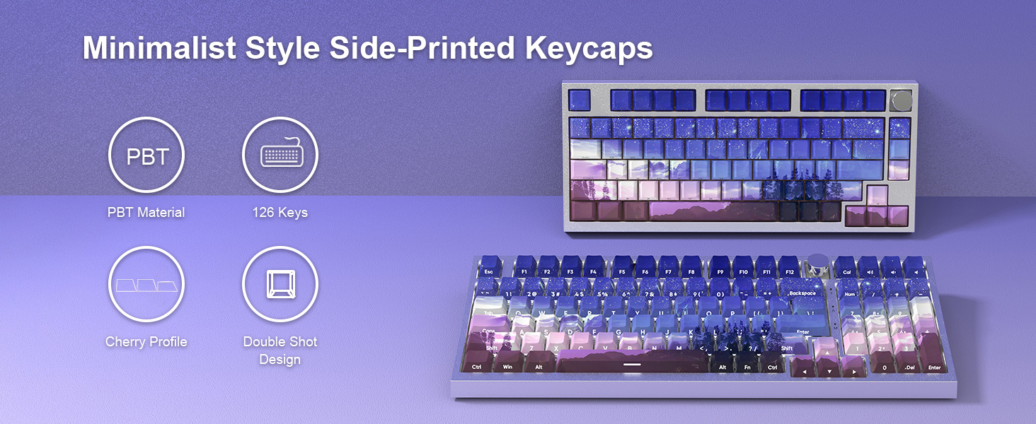 side printde keycaps