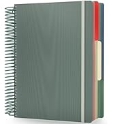 EUSOAR Spiral Graph Paper Notebook, A4 9.25