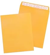 Geofun 11.5 x 14.5 inch Manila Envelopes, Large Yellow Envelopes with Peel & Seal Closure for Eff...