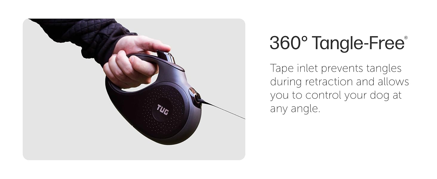 retractable dog leash tug