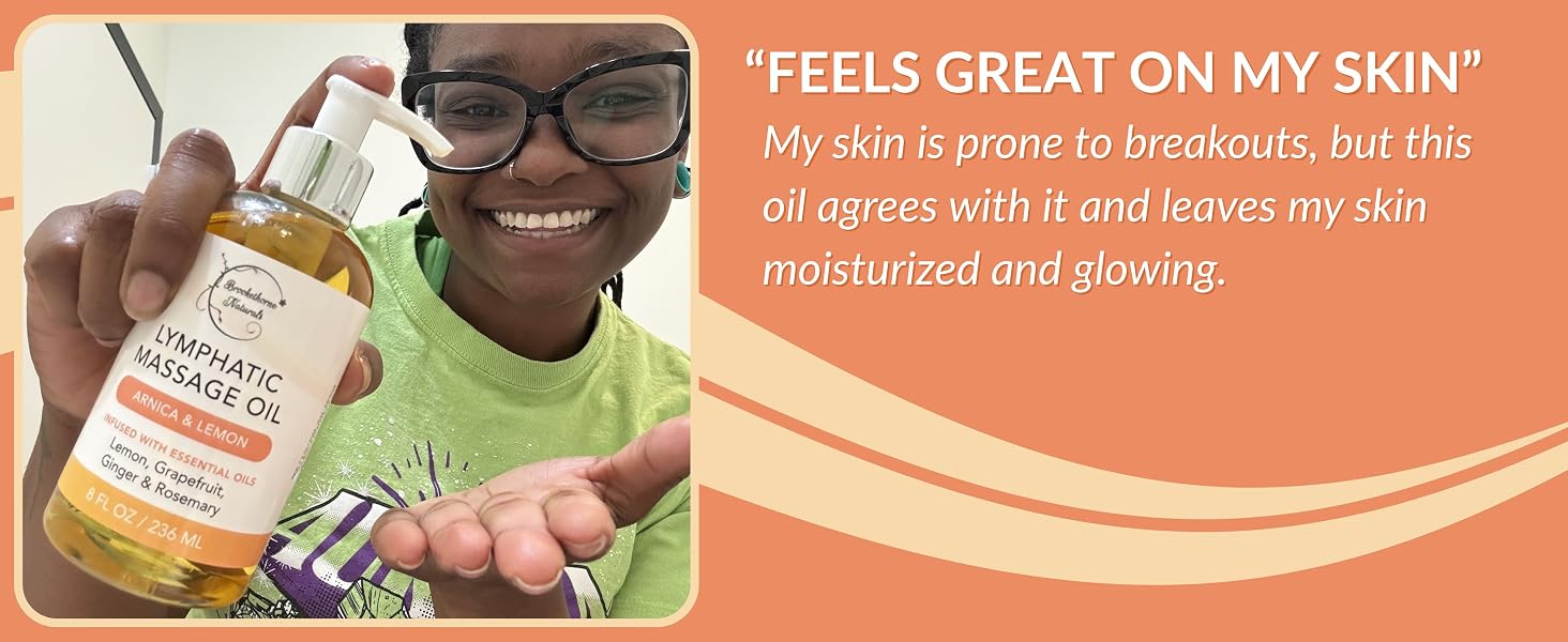 "Feels great on my skin"