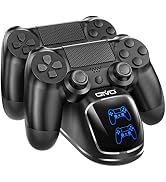 PS4 Controller Charger Dock Station, OIVO 1.8Hrs PS4 Controller Charging Dock, Charging Station R...